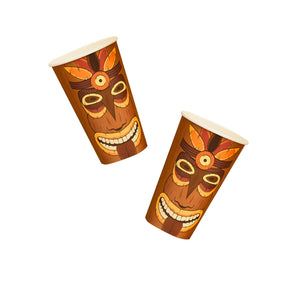 Aloha! Tropical Tiki Paper Cups 475ml