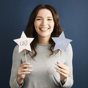 We Wonder What You Are? Gender Reveal Photo Booth Props