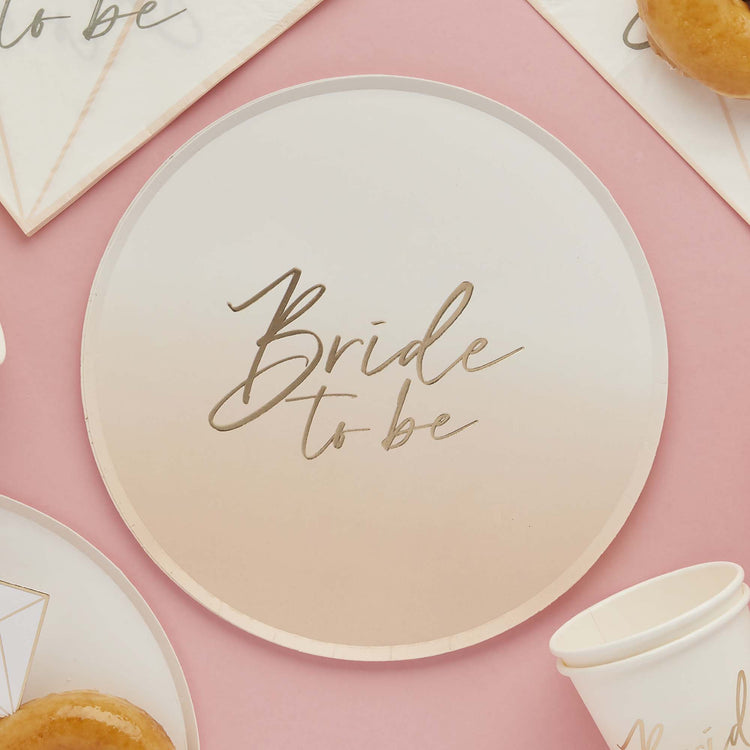 Bride To Be 23cm Paper Plates NPC