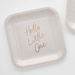 Hello Little One 23cm Paper Plates NPC