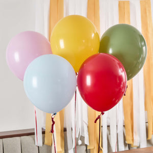 Circus Party Rainbow Circus Latex 30cm Balloons