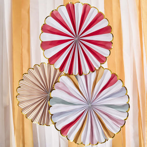 Circus Party Hangning Fan Decorations