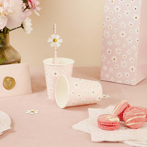 Ditsy Daisies 250ml Paper Cups