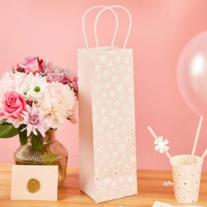 Ditsy Daisies Bottle Gift Bag