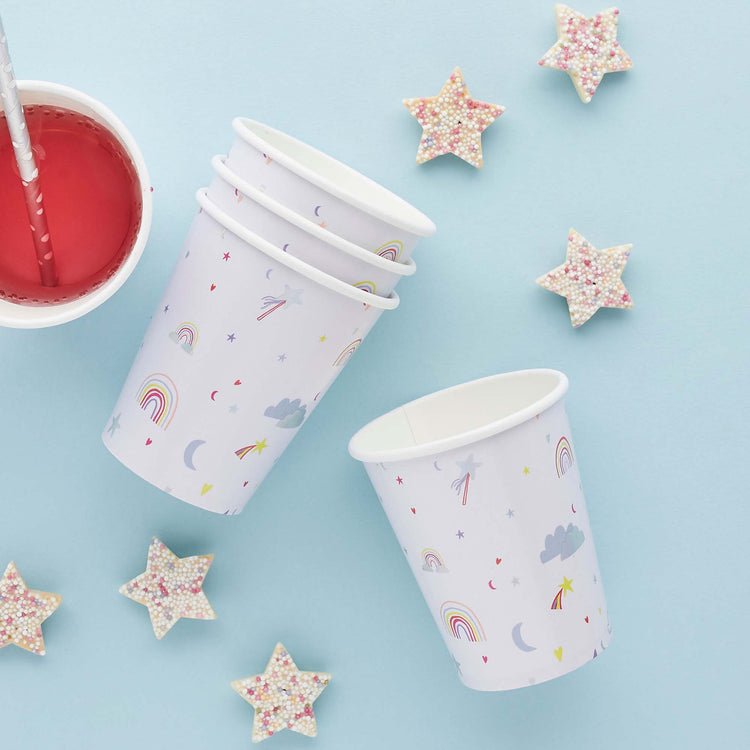 Enchanted 250ml Paper Cups