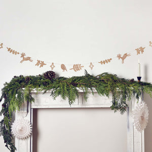 Festive Folklore Christmas Character Wooden Garland 2.5m