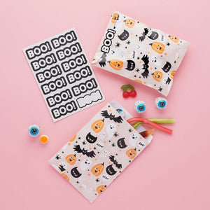 Happy Halloween Trick or Treat Sweet Bags & Sticker Sheet