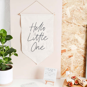 Hello Little One Canvas & Note Cards Notes