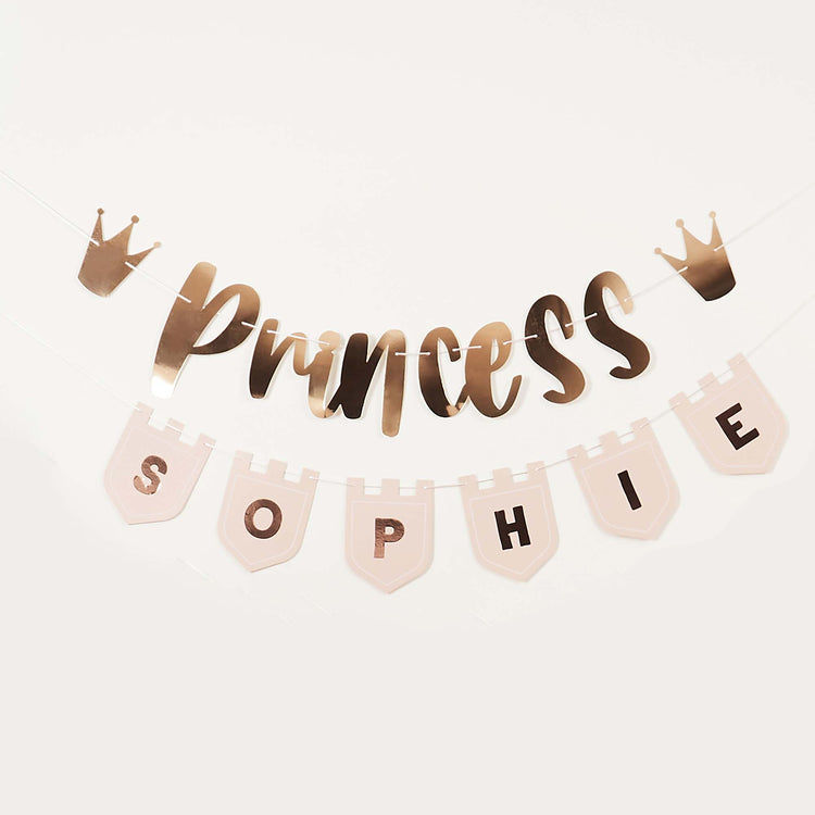 Little Princess Princess Customisable Card Banner 2.2m