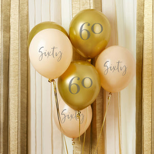 Milestone Birthday Balloon Bundle 60
