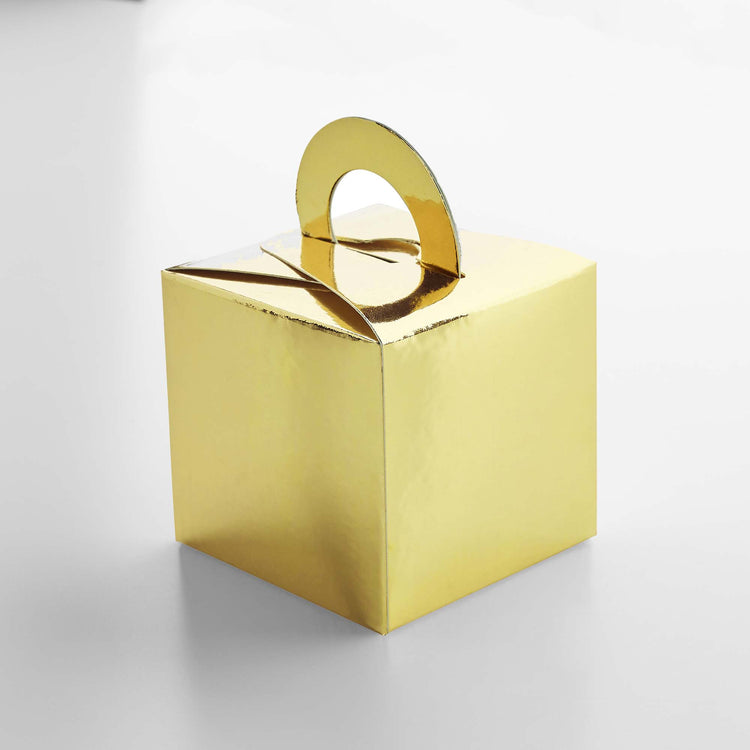 Metallic Mix Up Gold Balloon Weight Box