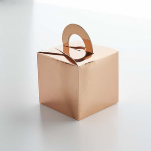 Metallic Mix Up Rose Gold Balloon Weight Box