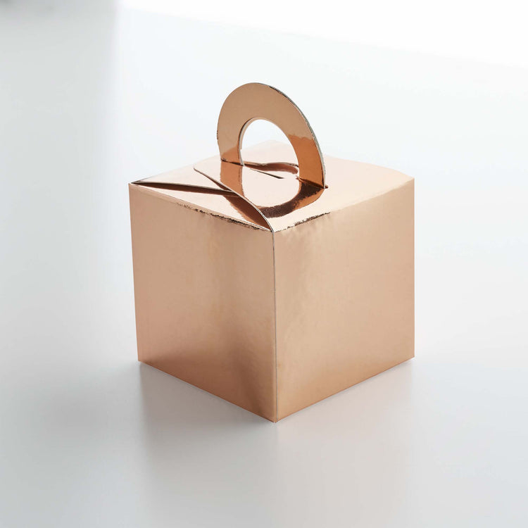 Metallic Mix Up Rose Gold Balloon Weight Box