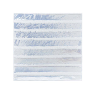 Metallic Mix Up Iridescent Striped Lunch Napkins