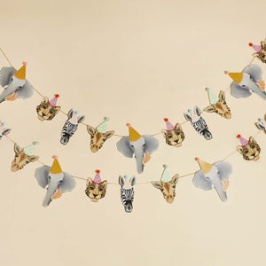 Party Animals Party Animal Card Garland 2m