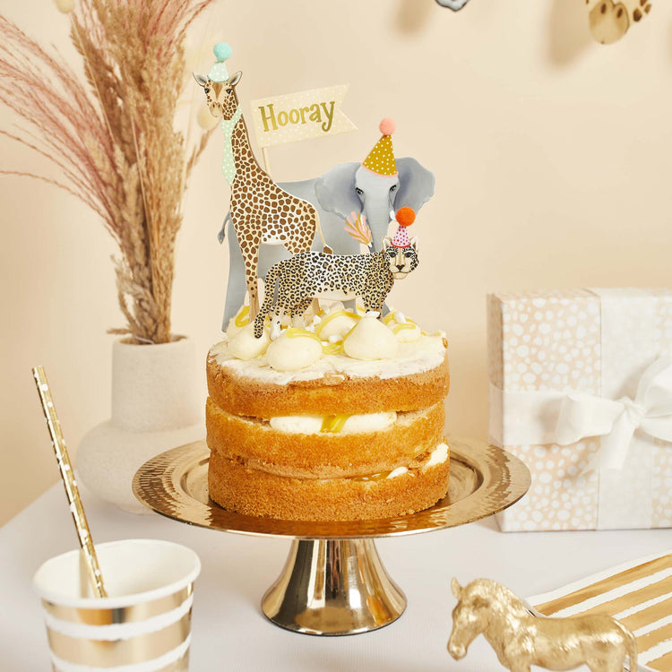 Party Animals Cake Topper Set