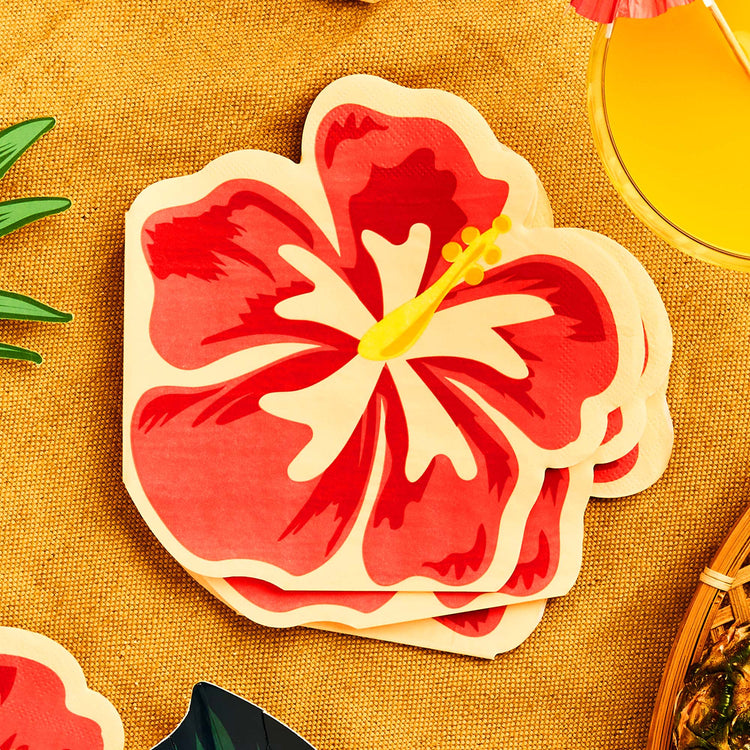 Aloha! Tropical Flower Lunch Napkins