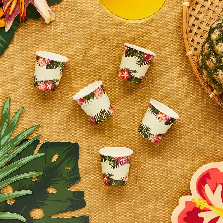Aloha! Tropical Paper Shot Cups