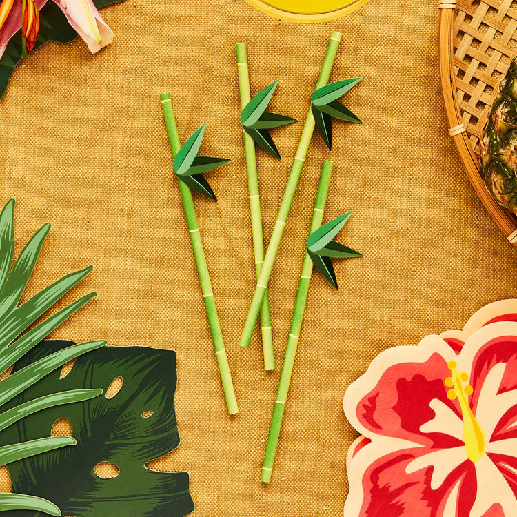 Aloha! Tropical Paper Straws