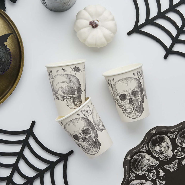 Creepy Chic Skull 266ml Paper Cup