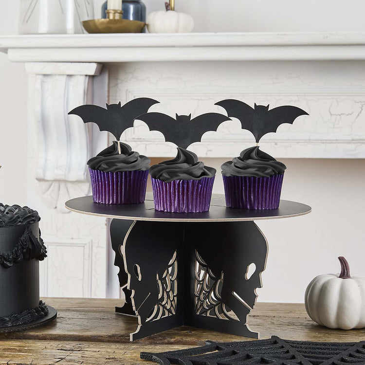 Creepy Chic Bat Cupcake Topper