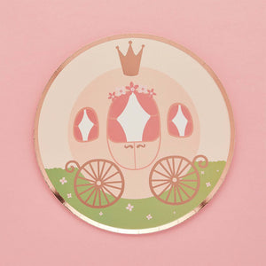Little Princess Carriage 23cm Paper Plates NPC