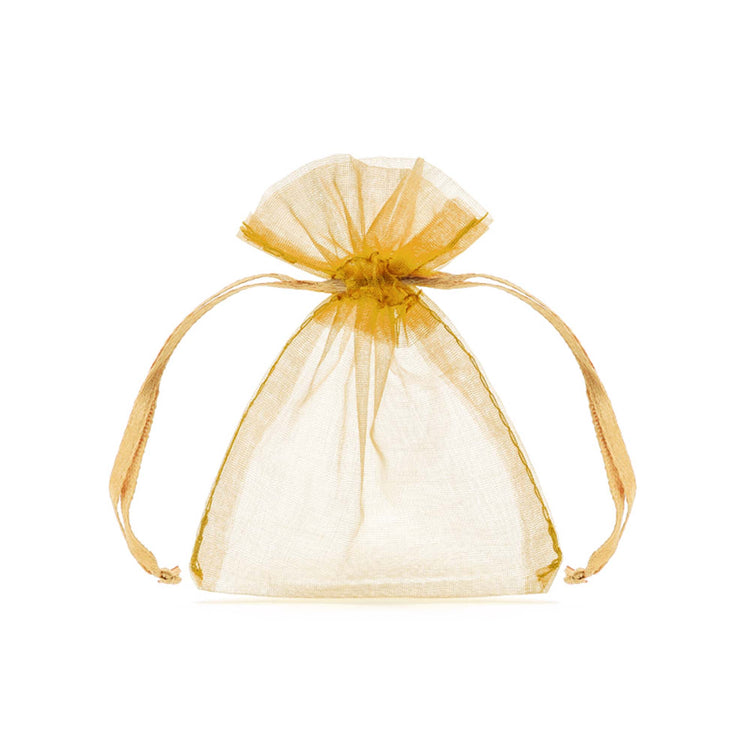 Organza Pouch 10cm Gold