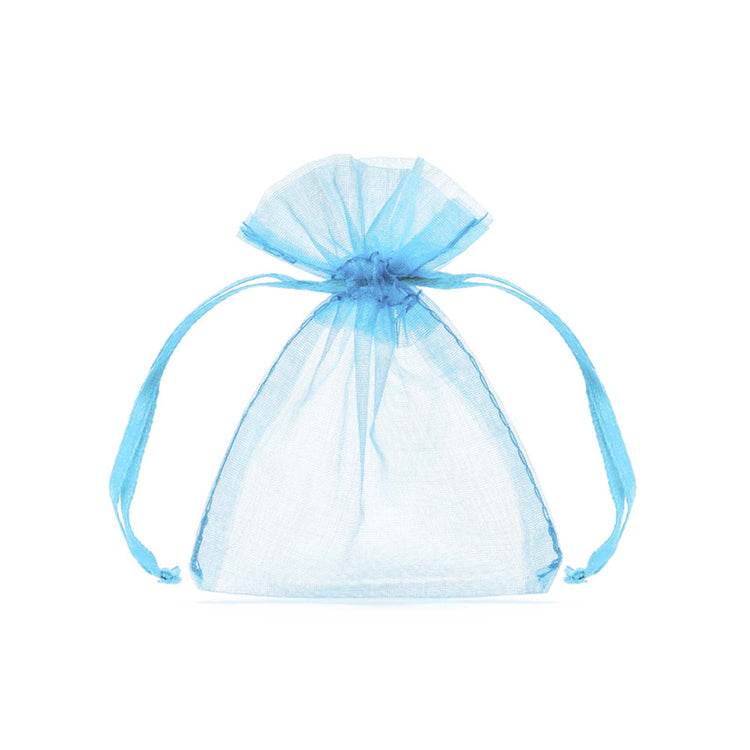 Organza Pouch 10cm Light Blue