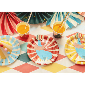 Circus Stripe 17cm Paper Plates