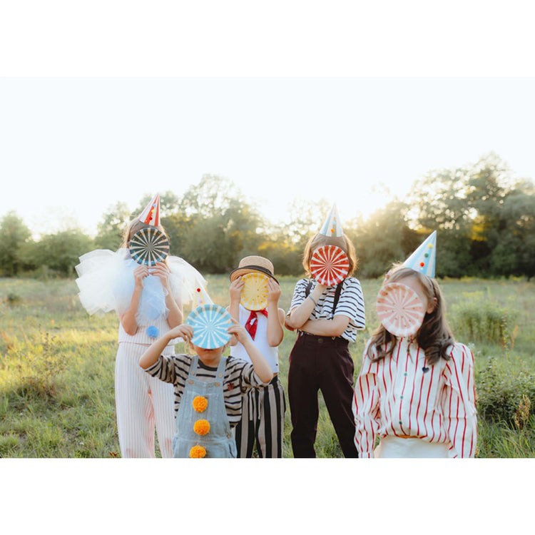 Circus Stripe 17cm Paper Plates