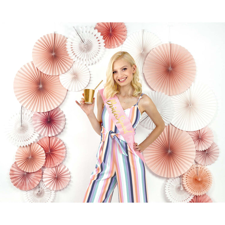 Prosecco Party Bride To Be Sash Light Pink