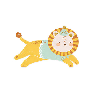 Circus Leo Shaped Napkins