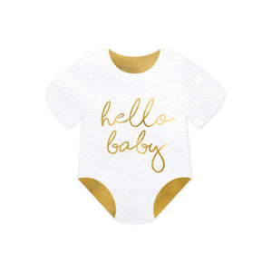 Little Star Cloud Romper Shaped Napkins