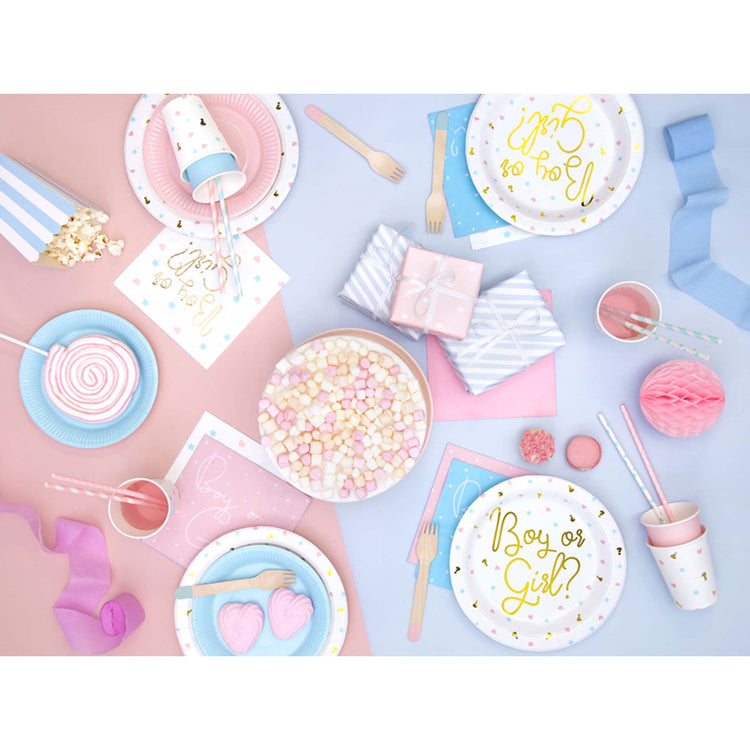 Gender Reveal Lunch Napkins