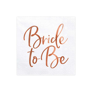Floral Party Bride to Be Lunch Napkins