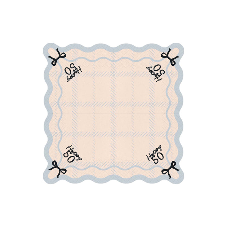 Elegant Milestone 50th Napkins