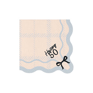 Elegant Milestone 50th Napkins