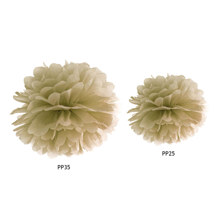 Tissue Pom Pom 35cm Gold