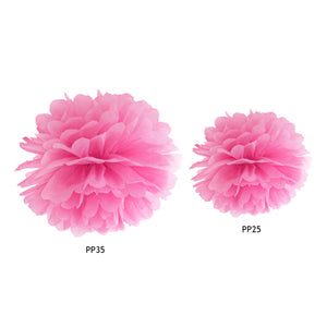 Tissue Pom Pom 35cm Bright Pink