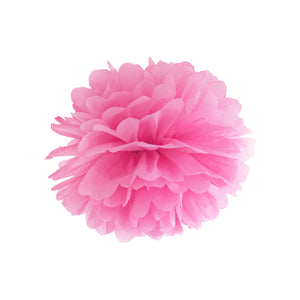 Tissue Pom Pom 35cm Bright Pink