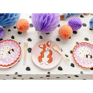 Dog Party Dalmatian Paper Tablecover