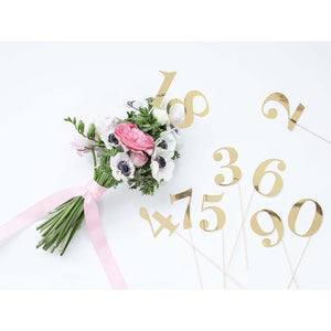 Classic Wedding Paper Table Numbers