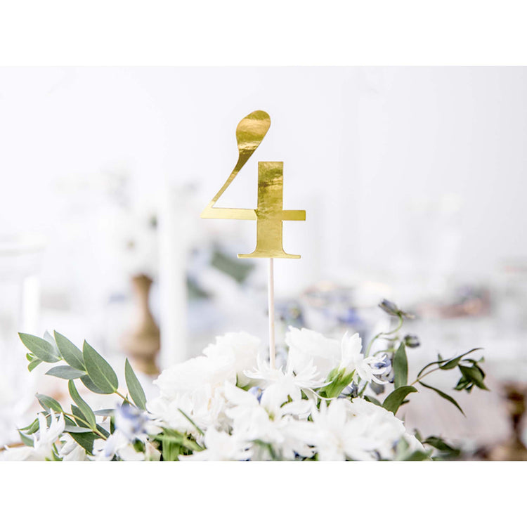Classic Wedding Paper Table Numbers