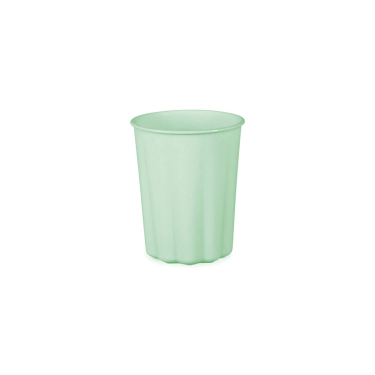 Solid Colour 220ml Paper Cups Pastel Sage