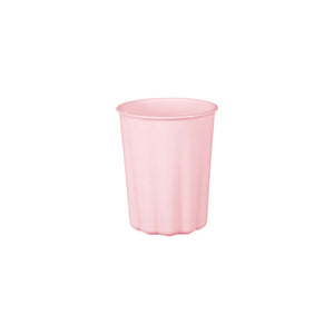 Solid Colour 220ml Paper Cups Pastel Pink