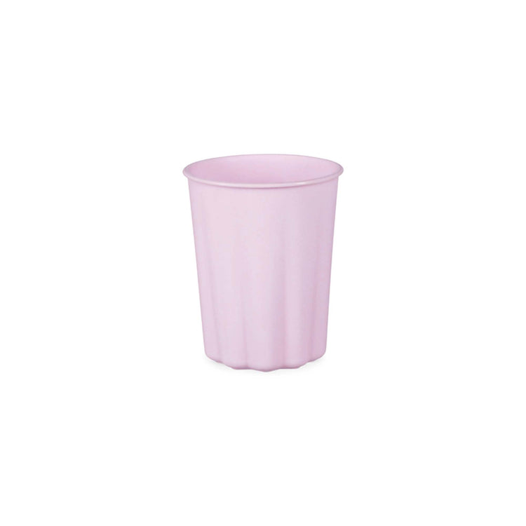 Solid Colour 220ml Paper Cups Pastel Violet