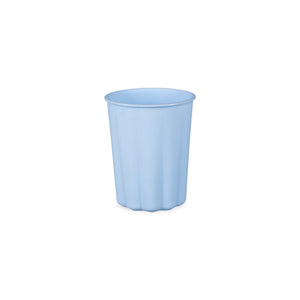 Solid Colour 220ml Paper Cups Pastel Light Blue