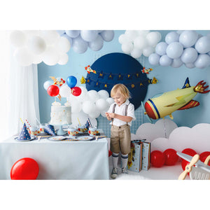 Airplane Happy Birthday Letter Banner