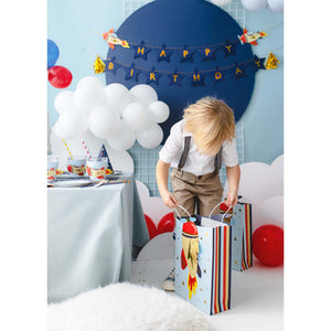 Airplane Happy Birthday Letter Banner