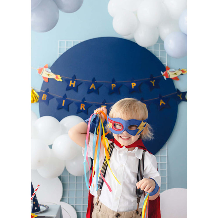 Airplane Happy Birthday Letter Banner